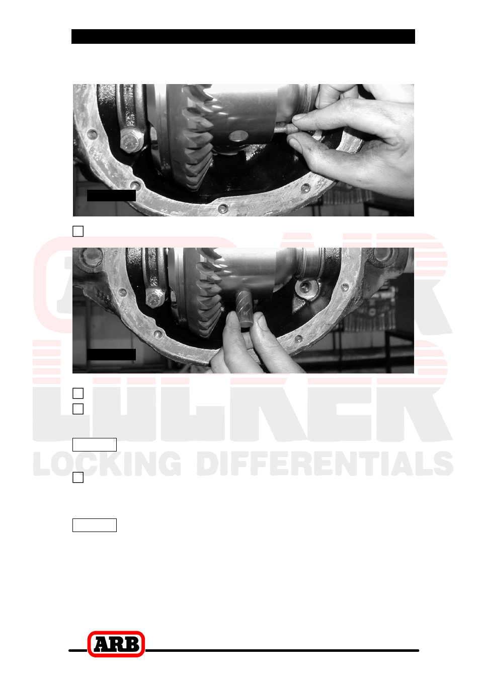 6 testing & final assembly, C completely remove the long cross shaft | ARB RD84 User Manual | Page 39 / 44