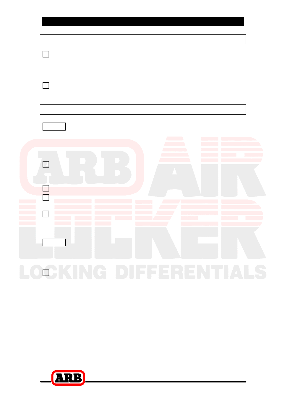 2 removing the existing differential, Vehicle support, Differential fluid drain | ARB RD84 User Manual | Page 7 / 44