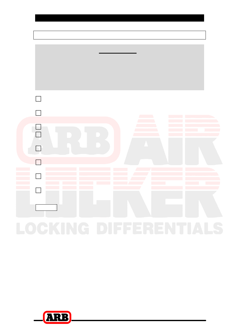 2 removing the existing differential, Removing the axles, Important | ARB RD84 User Manual | Page 8 / 44