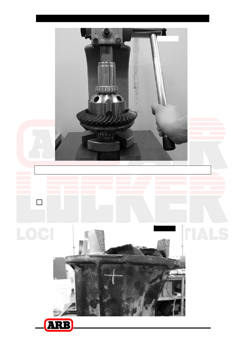 3 installing the air locker, Drilling and tapping the bulkhead port | ARB RD132 User Manual | Page 13 / 40