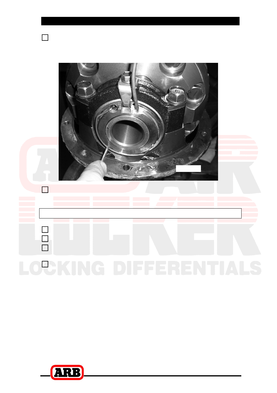3 installing the air locker, Setting up the bulkhead fitting | ARB RD132 User Manual | Page 18 / 40