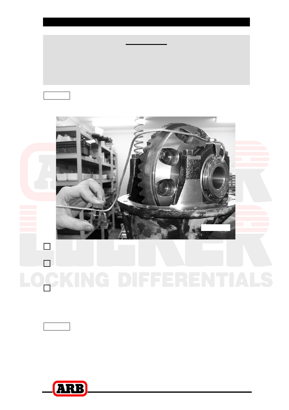 3 installing the air locker | ARB RD132 User Manual | Page 19 / 40