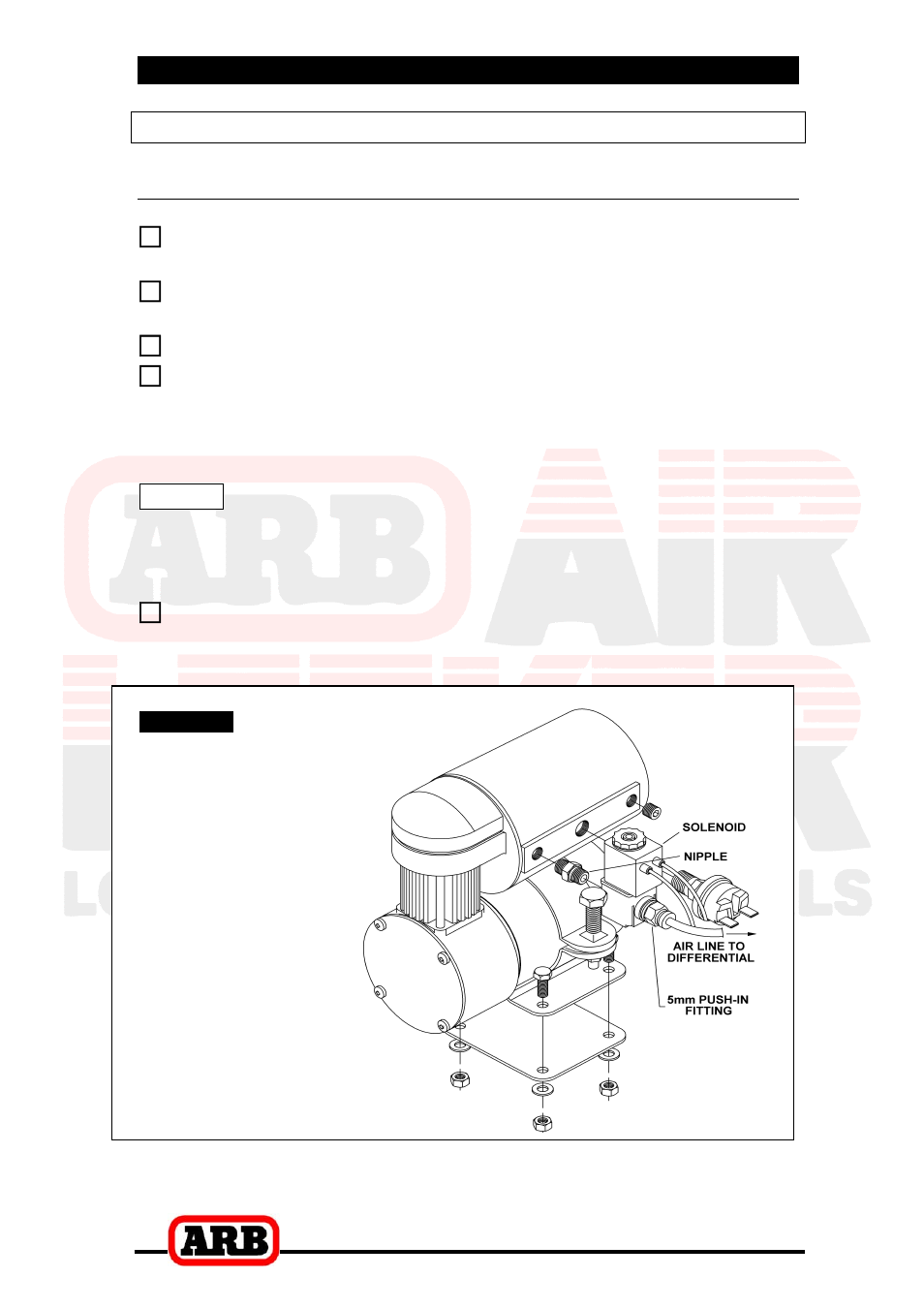 Air compressor | ARB RD132 User Manual | Page 25 / 40
