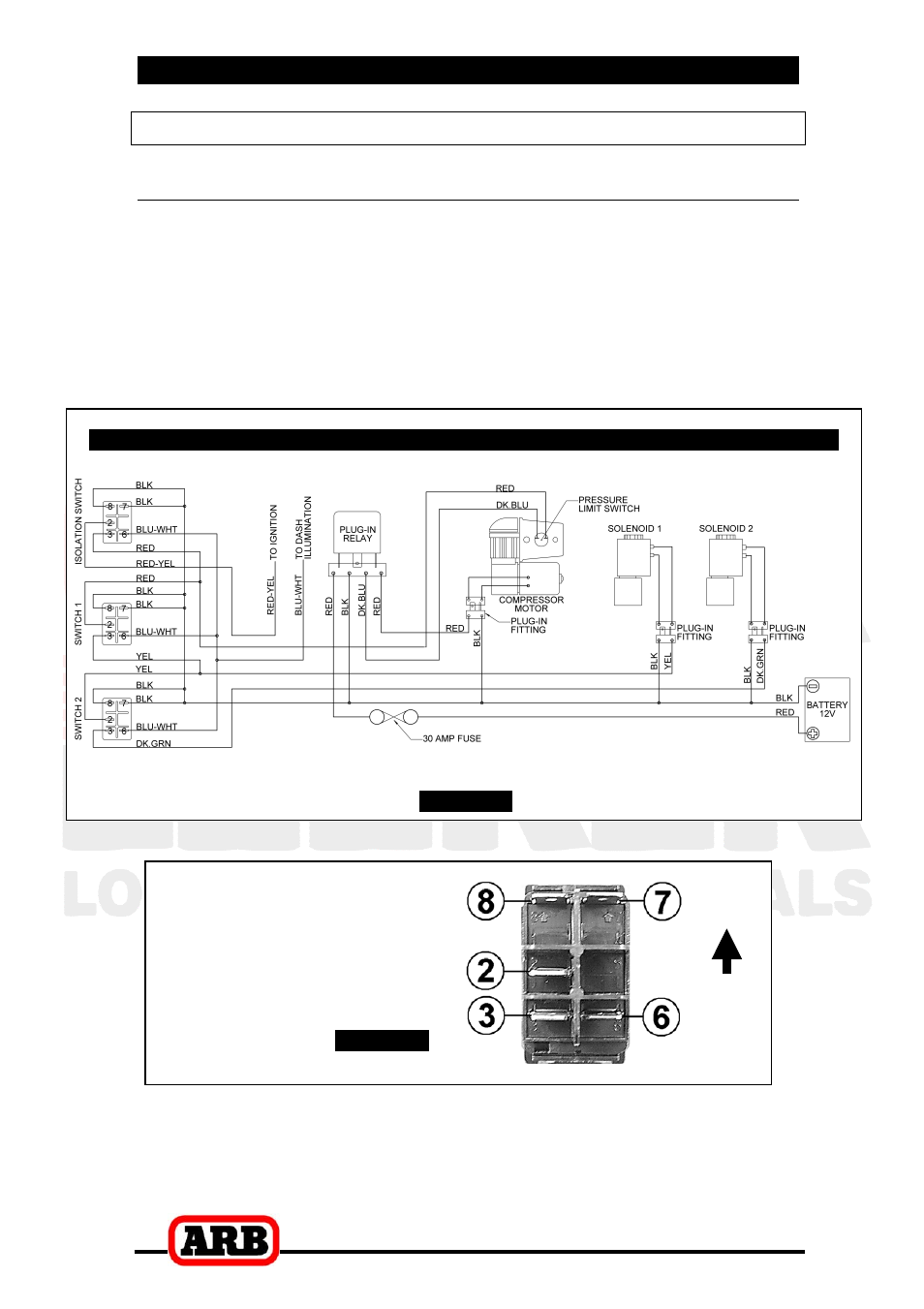 Switch terminal identification up | ARB RD132 User Manual | Page 32 / 40