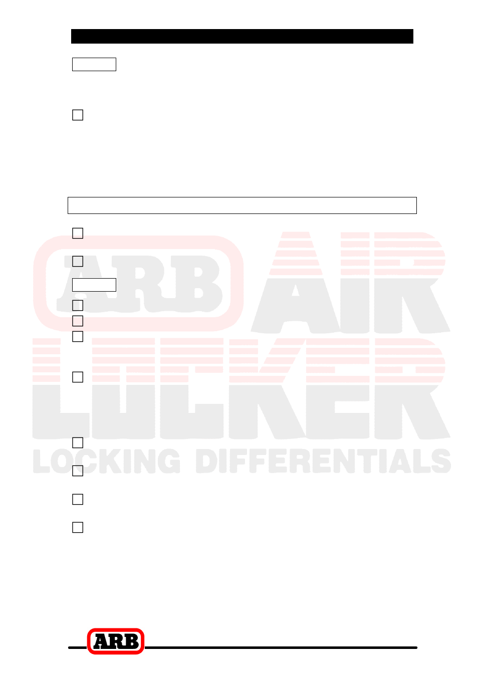 4 installing the air locker, Reinstalling the axles | ARB RD12 User Manual | Page 28 / 44