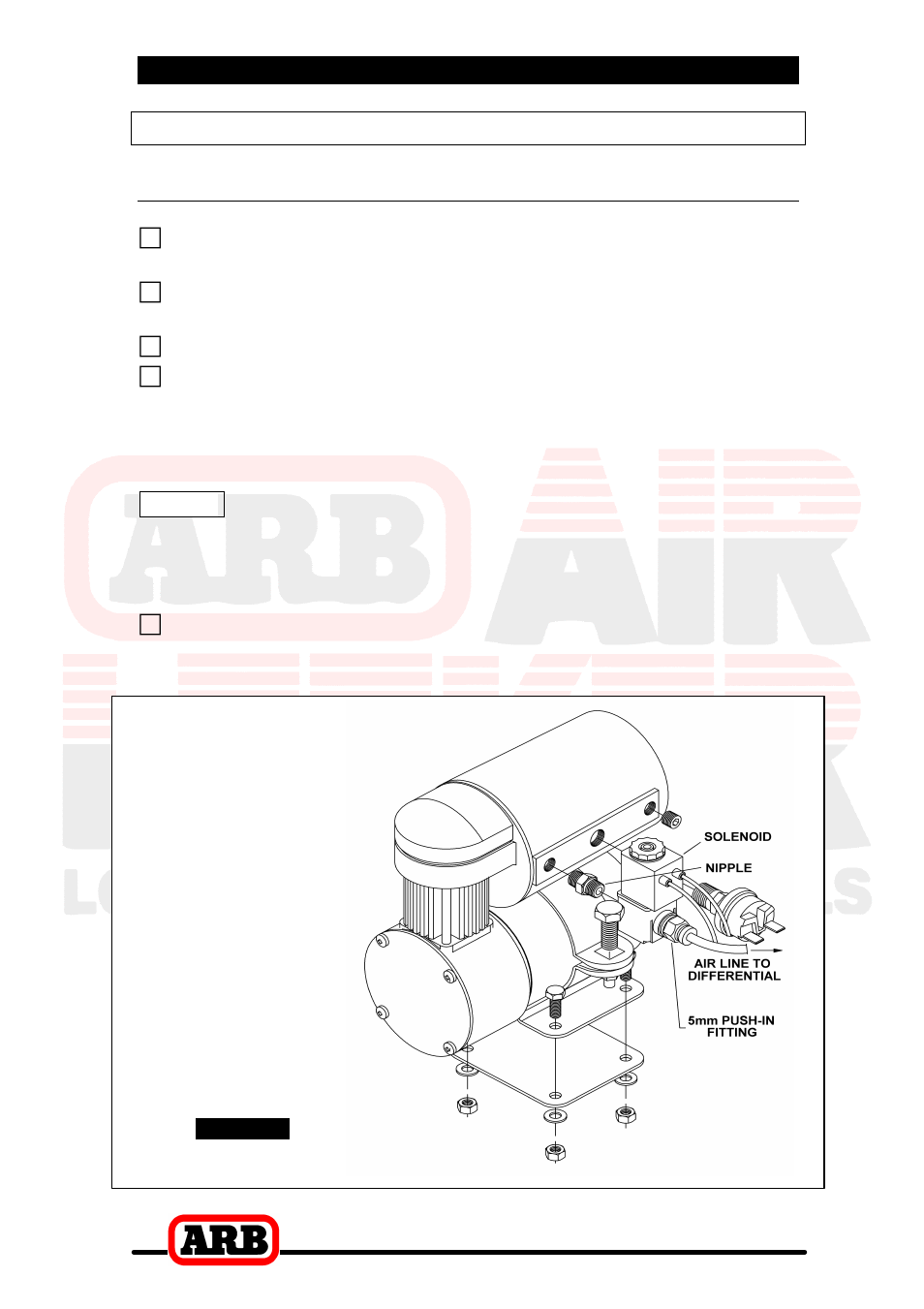Air compressor | ARB RD12 User Manual | Page 29 / 44