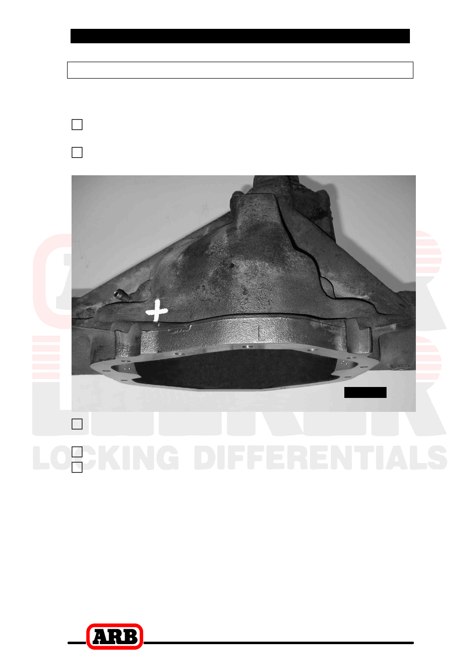 3 installing the air locker, Drilling and tapping the bulkhead port | ARB RD114 User Manual | Page 14 / 36