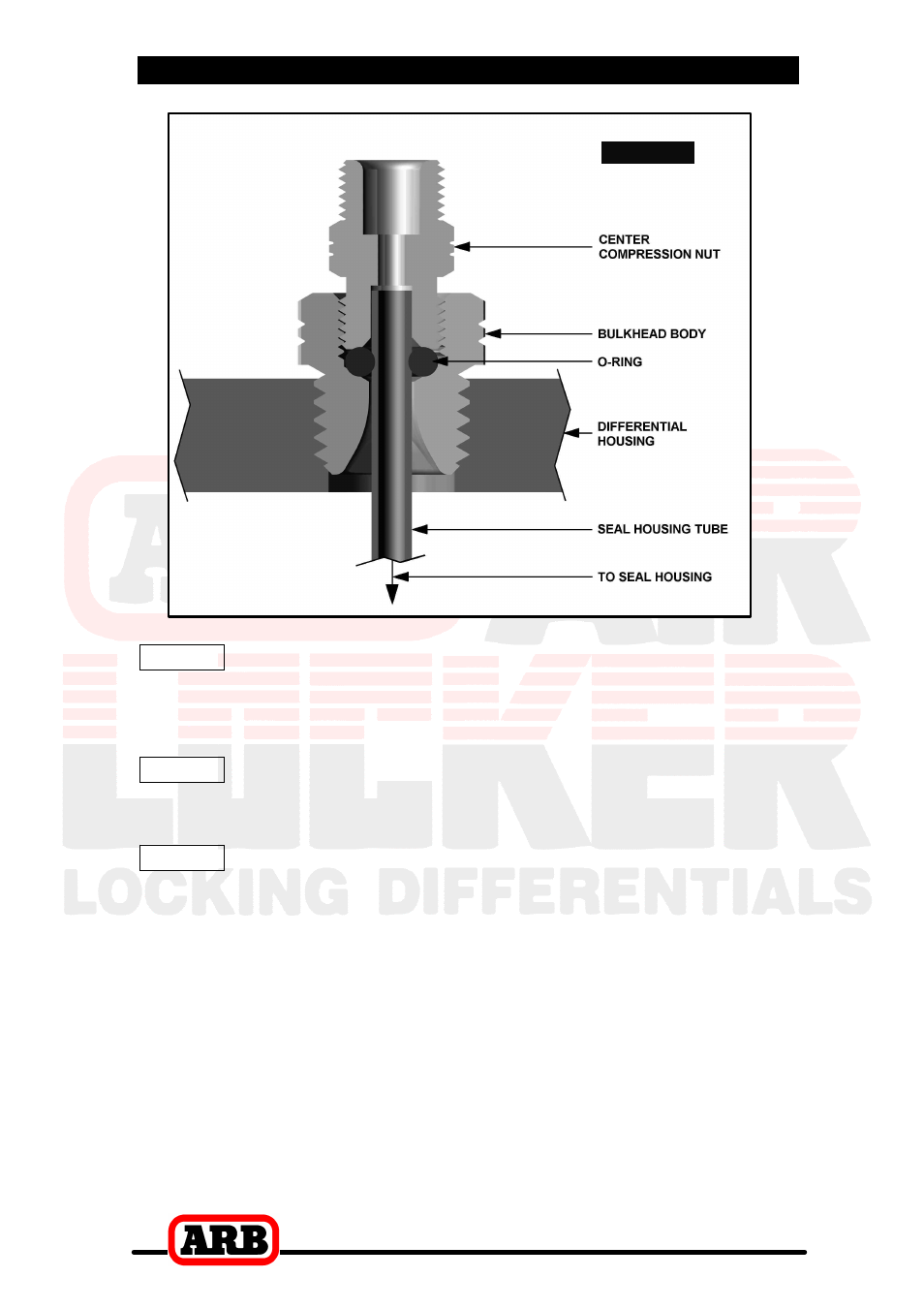 3 installing the air locker | ARB RD114 User Manual | Page 20 / 36