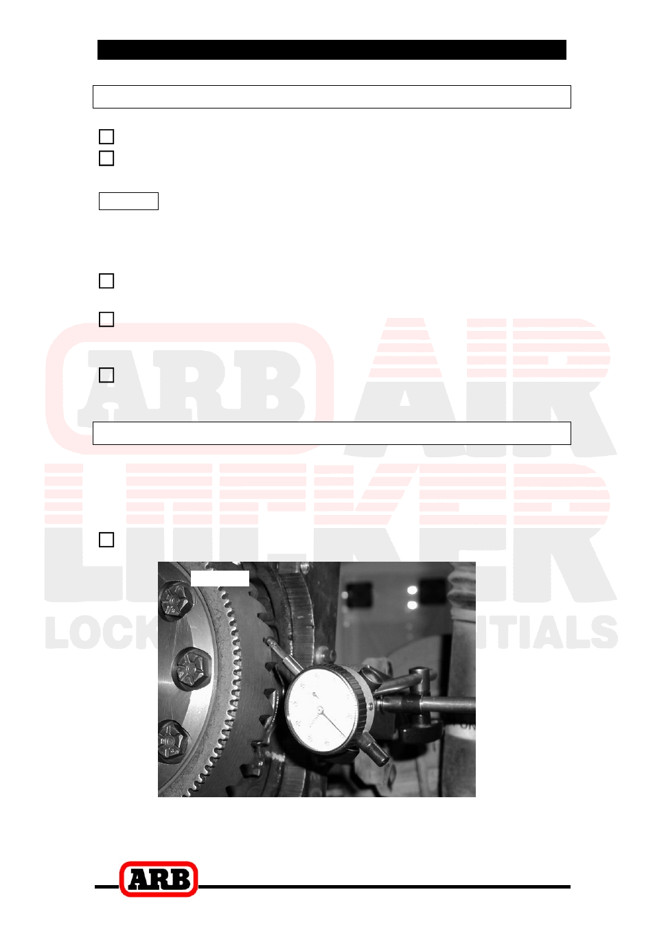 3 installing the air locker, Assembling the differential carrier, Approximating the backlash for tube position | ARB RD40 User Manual | Page 14 / 38