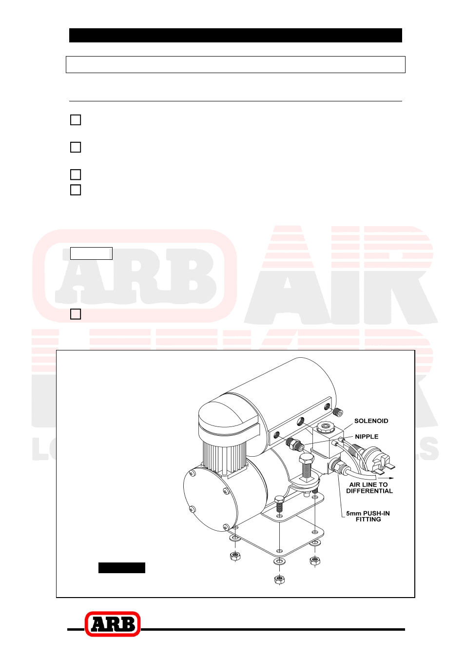 Air compressor | ARB RD40 User Manual | Page 24 / 38