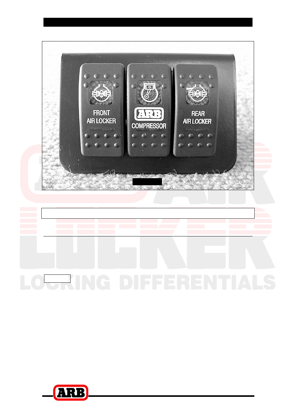 5 mounting & connecting the electrical system, Wiring the actuator system, Connection to an arb air compressor | ARB RD40 User Manual | Page 30 / 38