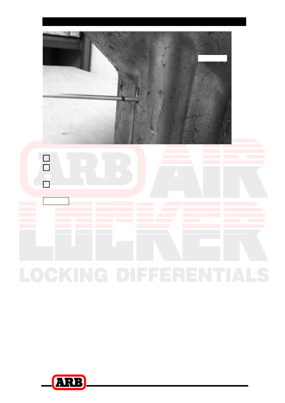 3 installing the air locker | ARB RD197 User Manual | Page 18 / 42