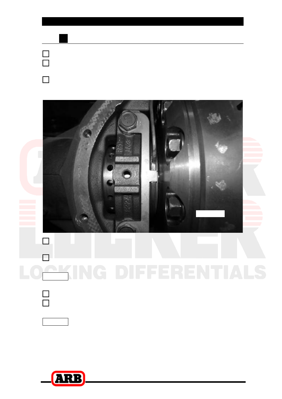 2 b assembly into live axle, 3 installing the air locker, Assembly into live axle | ARB RD197 User Manual | Page 23 / 42