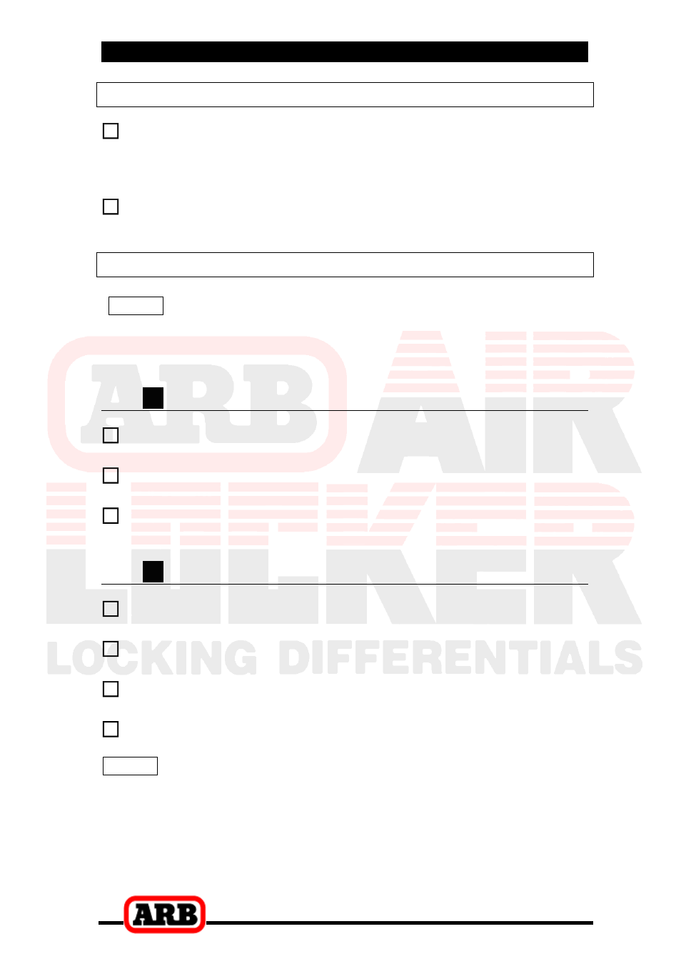 1 vehicle support, 2 differential fluid drain, 1 a ifs fluid drain | 2 b live axle fluid drain, 2 removing the existing differential, Vehicle support, Differential fluid drain, Ifs fluid drain, Live axle fluid drain | ARB RD197 User Manual | Page 8 / 42