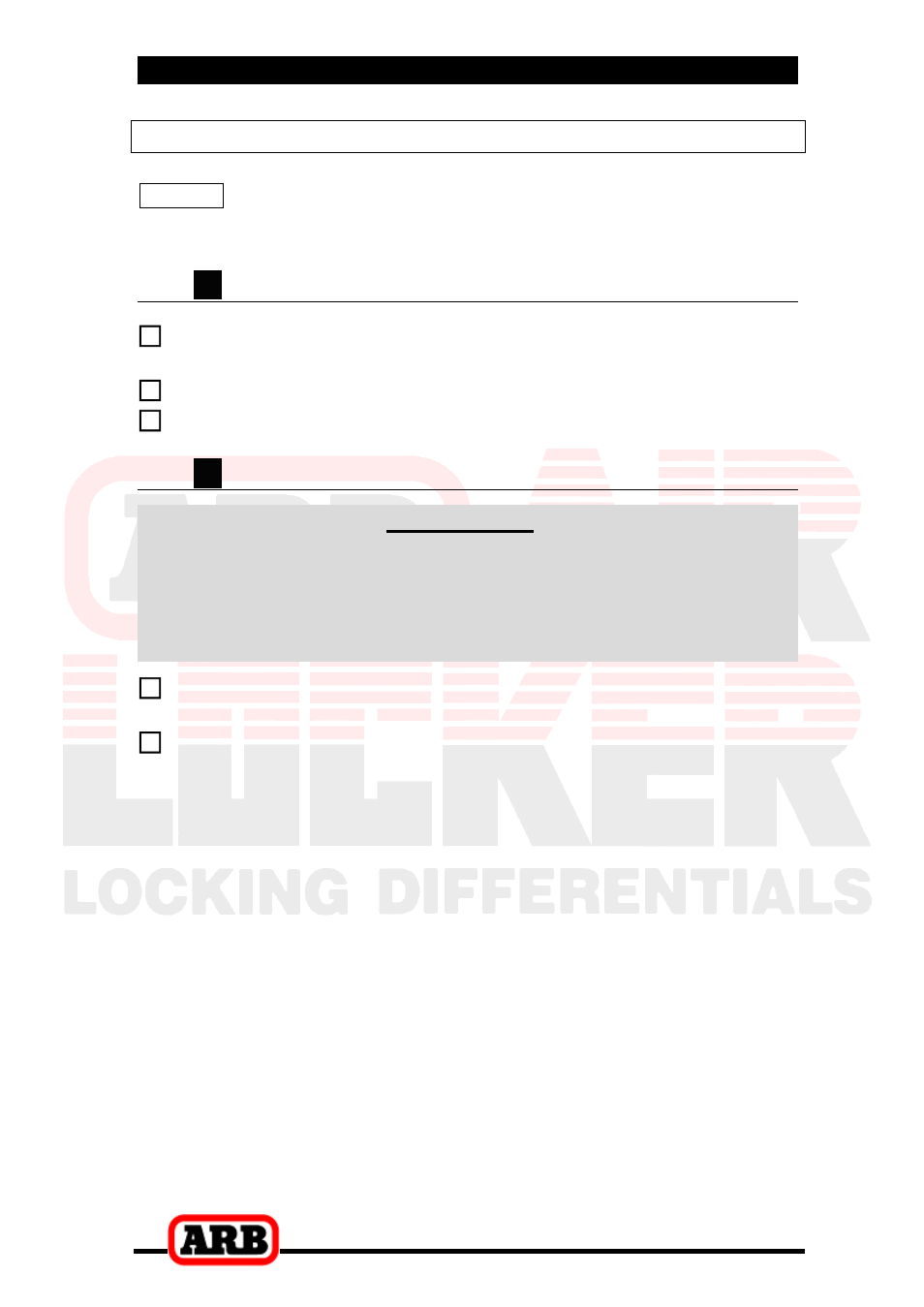 3 disconnecting the axles, 1 a ifs cv shafts, 2 b live axle shafts | 2 removing the existing differential, Disconnecting the axles, Ifs cv shafts, Live axle shafts, Important | ARB RD197 User Manual | Page 9 / 42