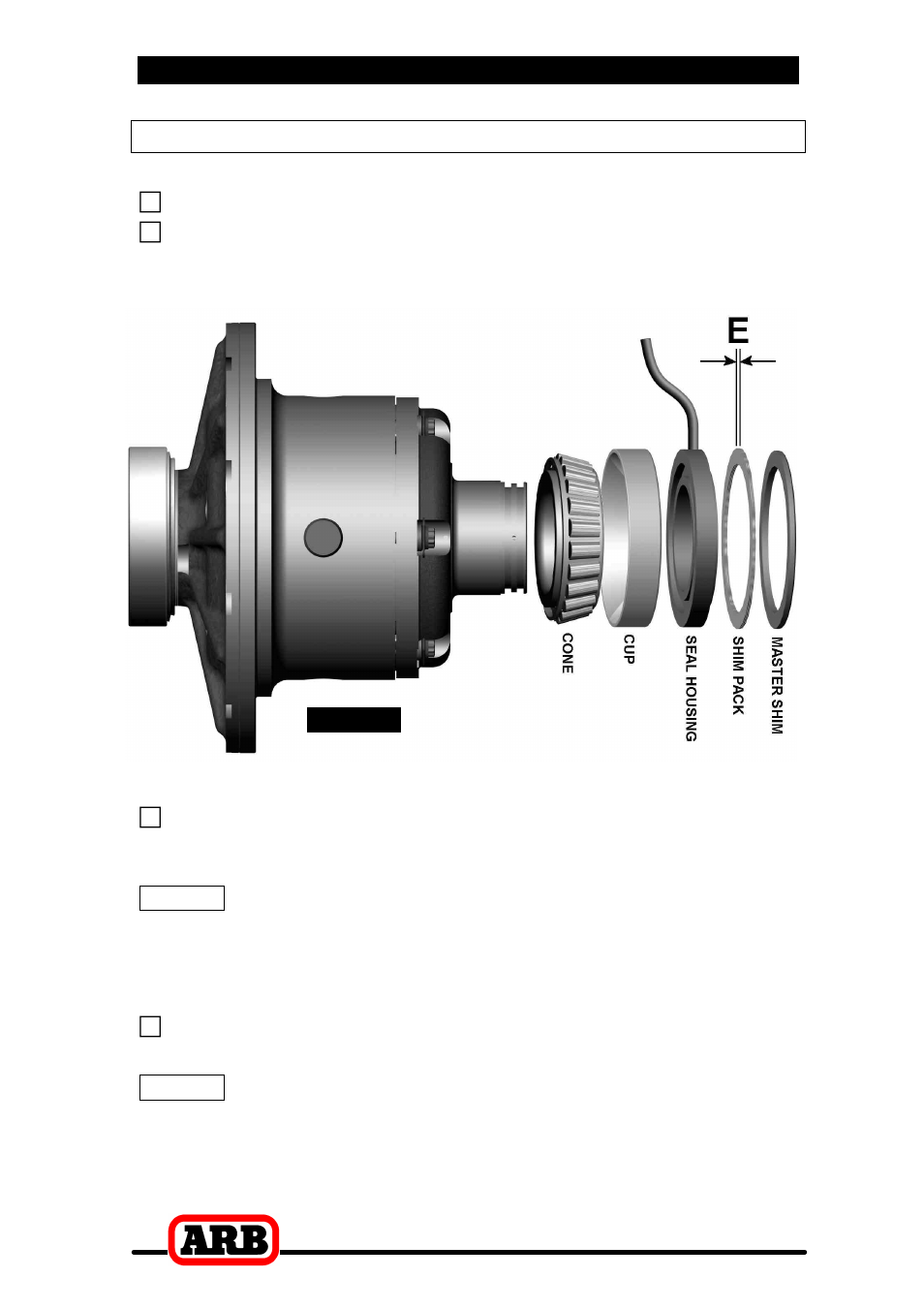 4 installing the air locker, Assembling the differential carrier | ARB RD44 User Manual | Page 18 / 46