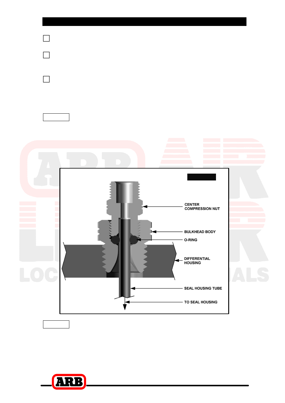 4 installing the air locker | ARB RD44 User Manual | Page 28 / 46