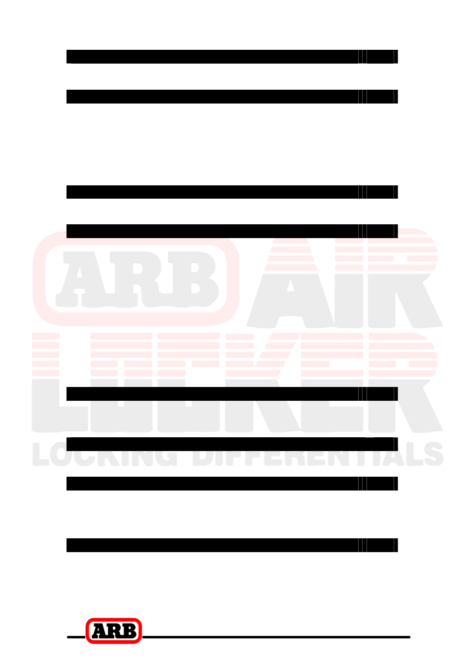 ARB RD44 User Manual | Page 3 / 46