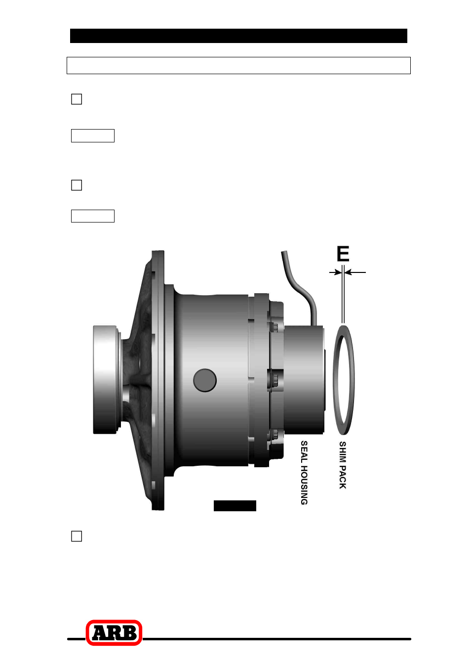4 installing the air locker, Assembling the differential carrier | ARB RD85 User Manual | Page 17 / 42