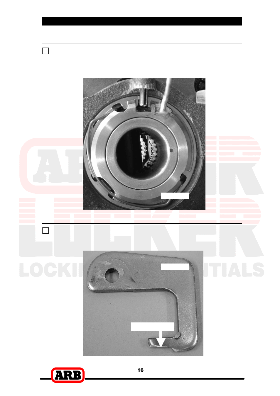3 installing the air locker, Roll pin type | ARB RD138 User Manual | Page 18 / 40
