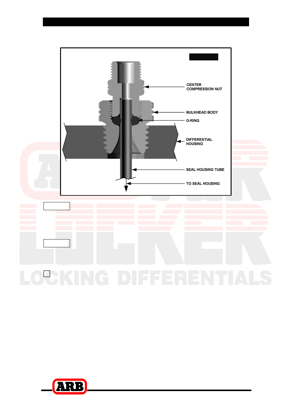 4 installing the air locker | ARB RD20 User Manual | Page 28 / 44