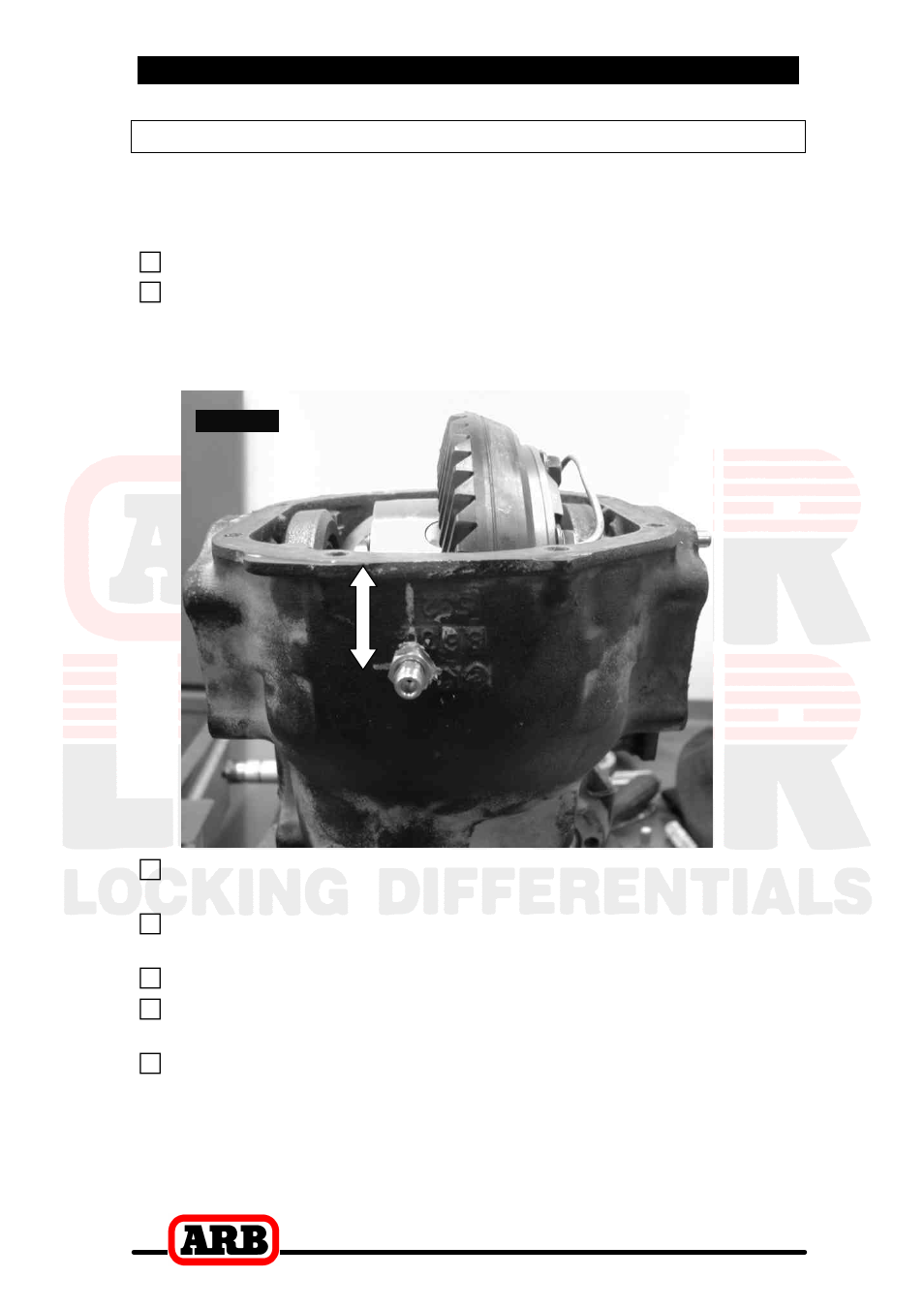 3 installing the air locker, Drilling & tapping the bulkhead port | ARB RD110 User Manual | Page 18 / 42