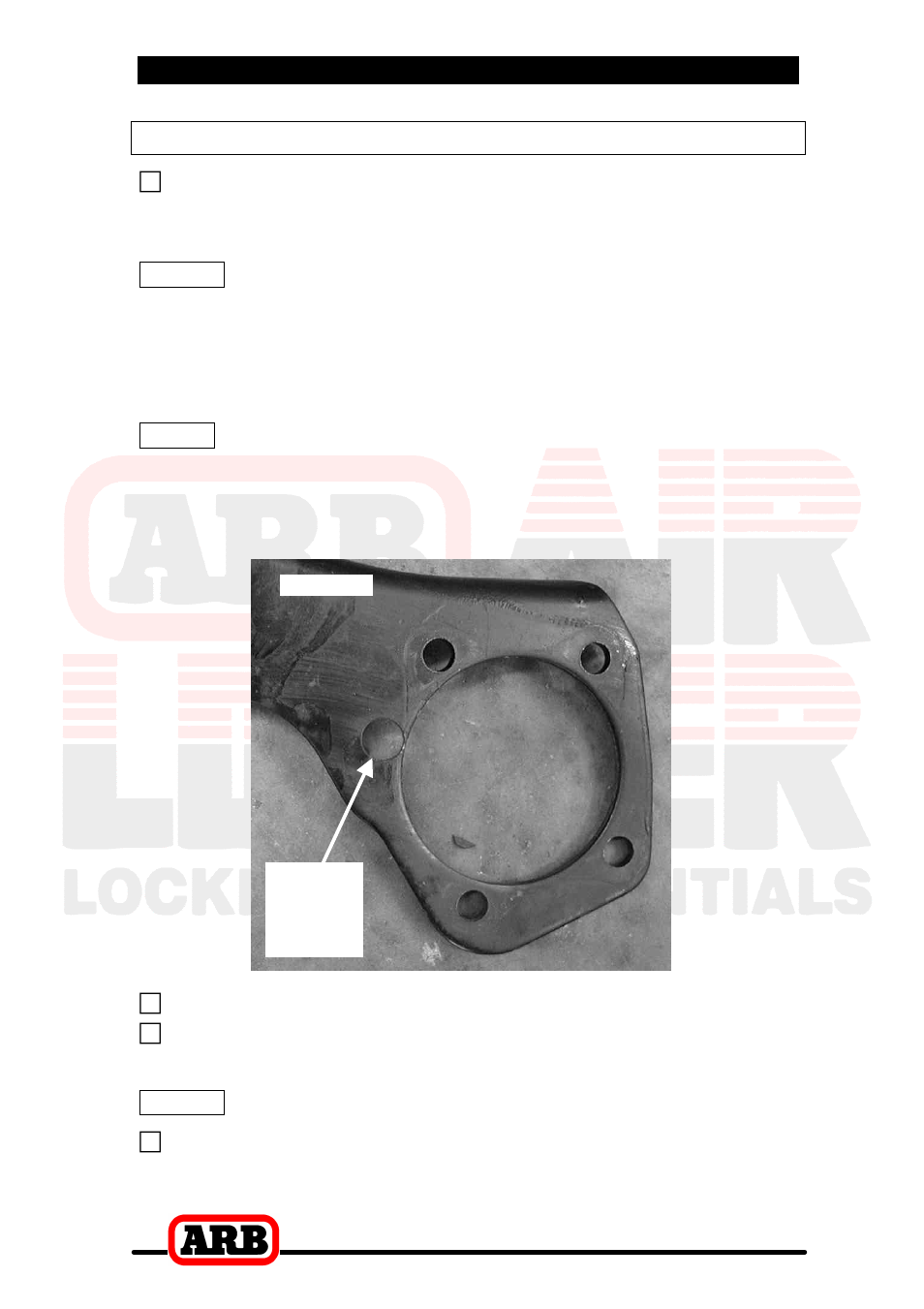 3 installing the air locker, Reinstalling the differential assembly | ARB RD110 User Manual | Page 27 / 42