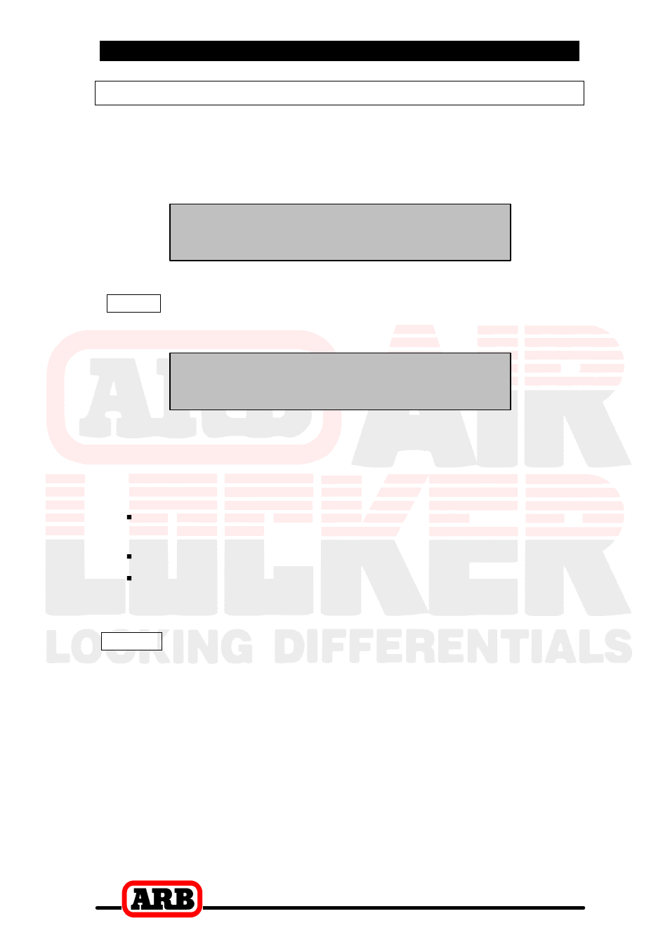 A + b – c = d, A + b – c – d = zero, 3 bench measurement | Calculation & selection of shims | ARB RD106 User Manual | Page 14 / 48