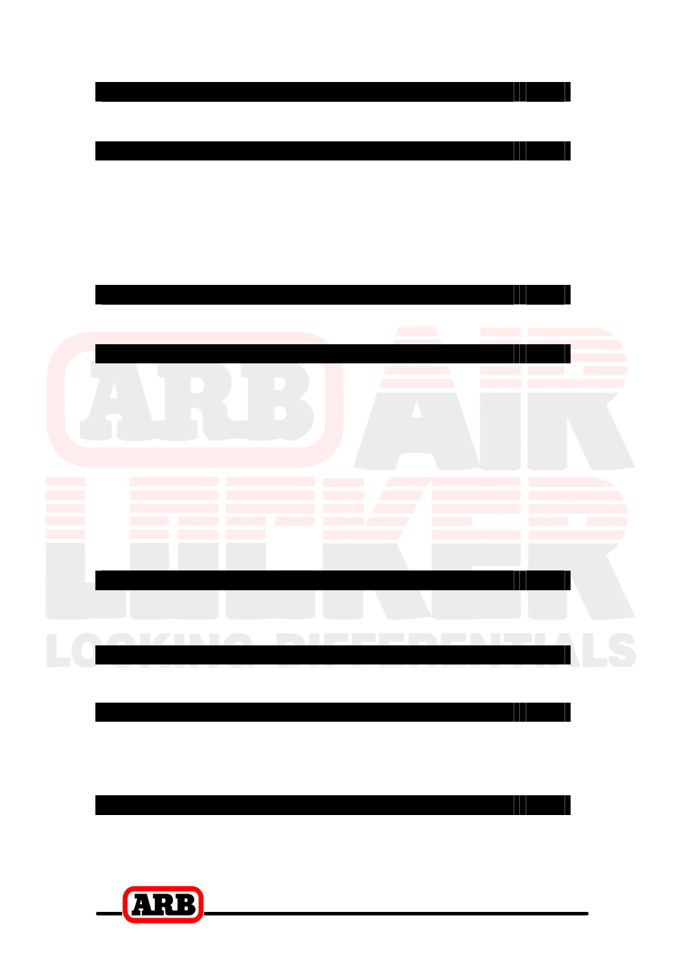 ARB RD106 User Manual | Page 3 / 48