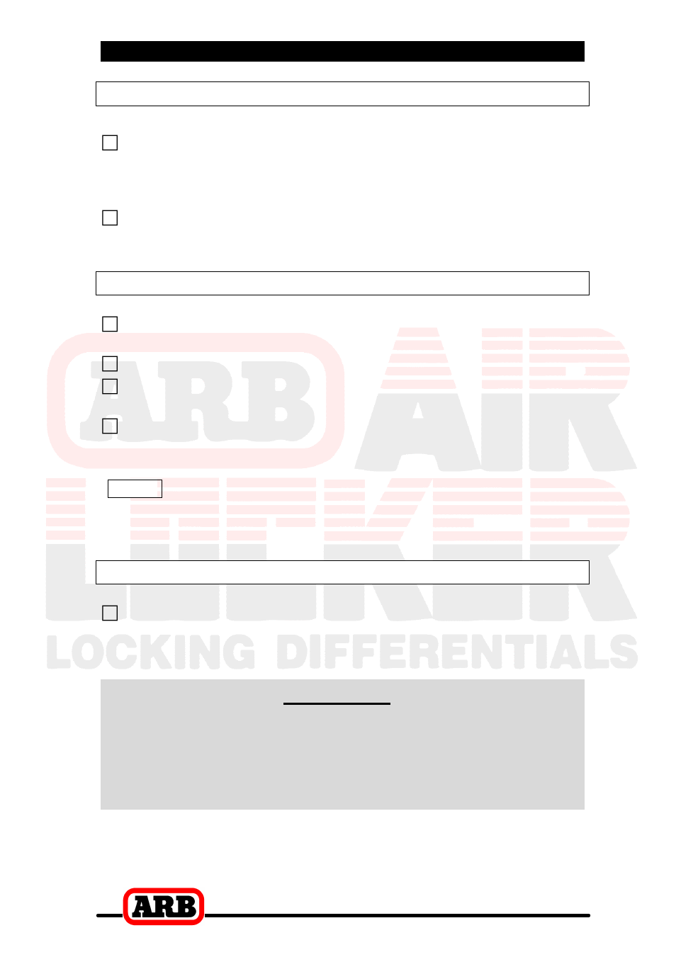 2 removing the existing differential, Vehicle support, Differential fluid drain | Removing the axles, Important | ARB RD106 User Manual | Page 7 / 48