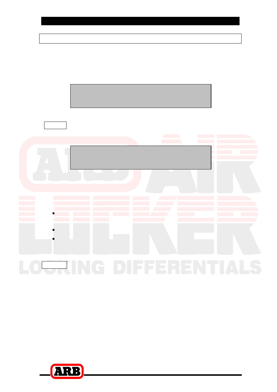 A + b – c = d, A + b – c – d = zero, 3 bench measurement | Calculation & selection of shims | ARB RD107 User Manual | Page 13 / 48