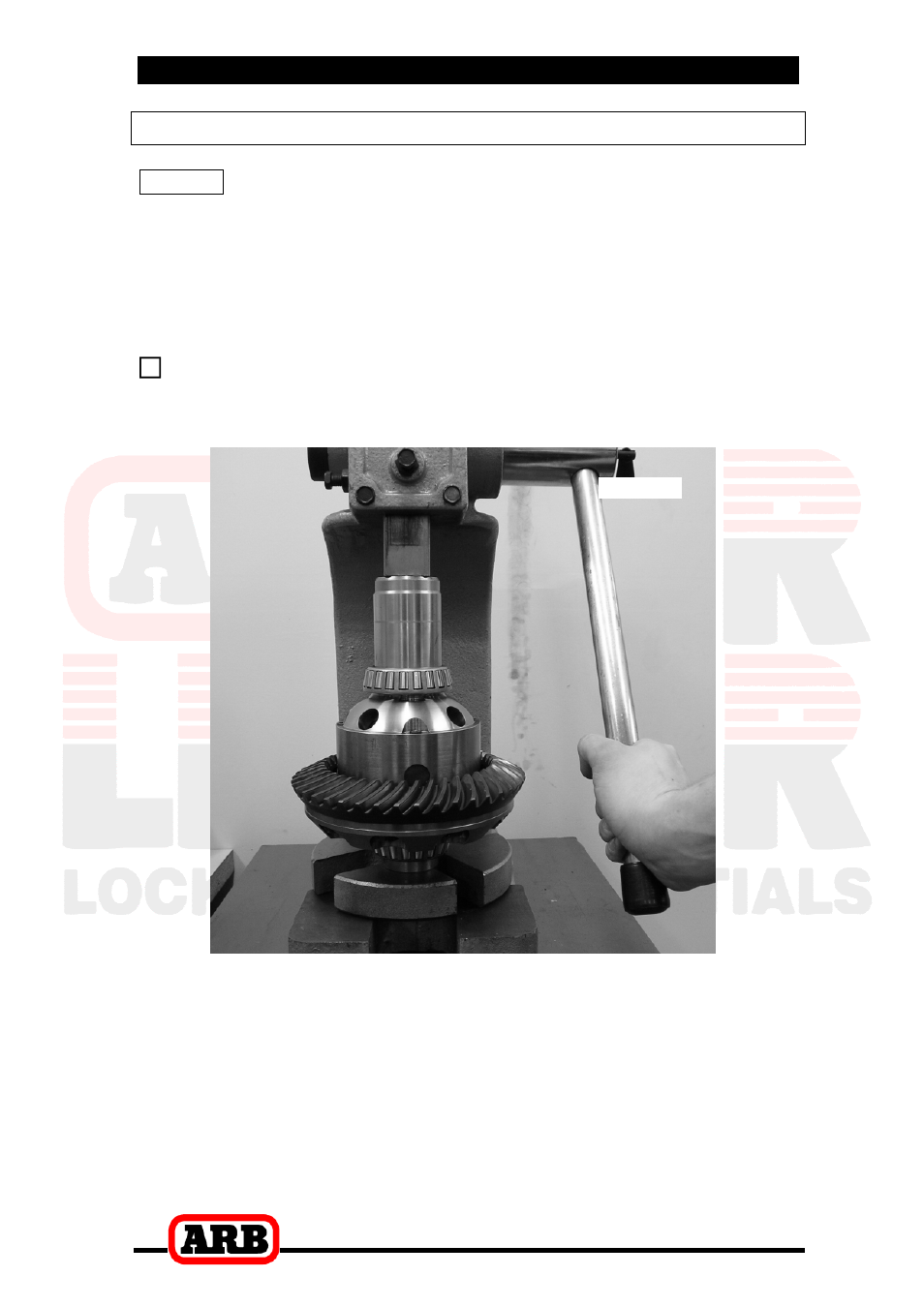 3 installing the air locker, Installing the carrier bearings | ARB RD136 User Manual | Page 13 / 42