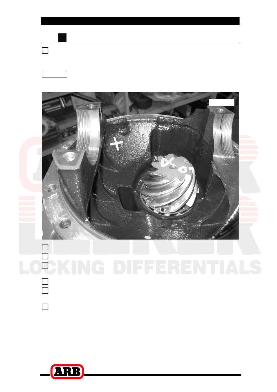 3 installing the air locker, High-pinion differentials | ARB RD136 User Manual | Page 15 / 42