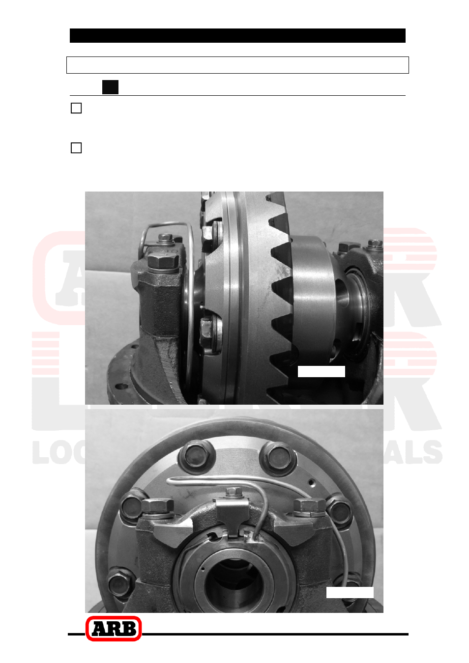 3 installing the air locker, Profiling the seal housing tube, 1 a low-pinion differentials | ARB RD136 User Manual | Page 22 / 42
