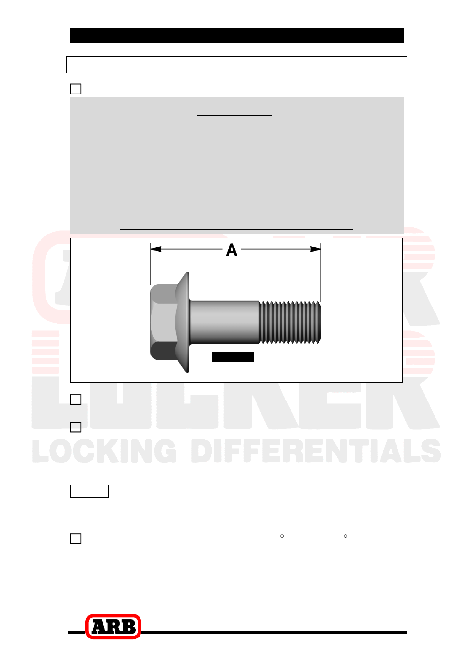 3 installing the air locker, Mounting the ring gear, Important | ARB RD135 User Manual | Page 11 / 38