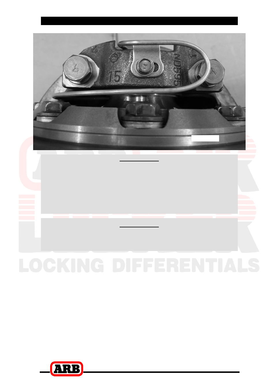 3 installing the air locker | ARB RD135 User Manual | Page 22 / 38