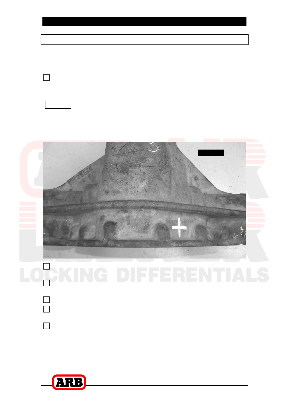 3 installing the air locker, Drilling and tapping the bulkhead port | ARB RD149 User Manual | Page 13 / 36