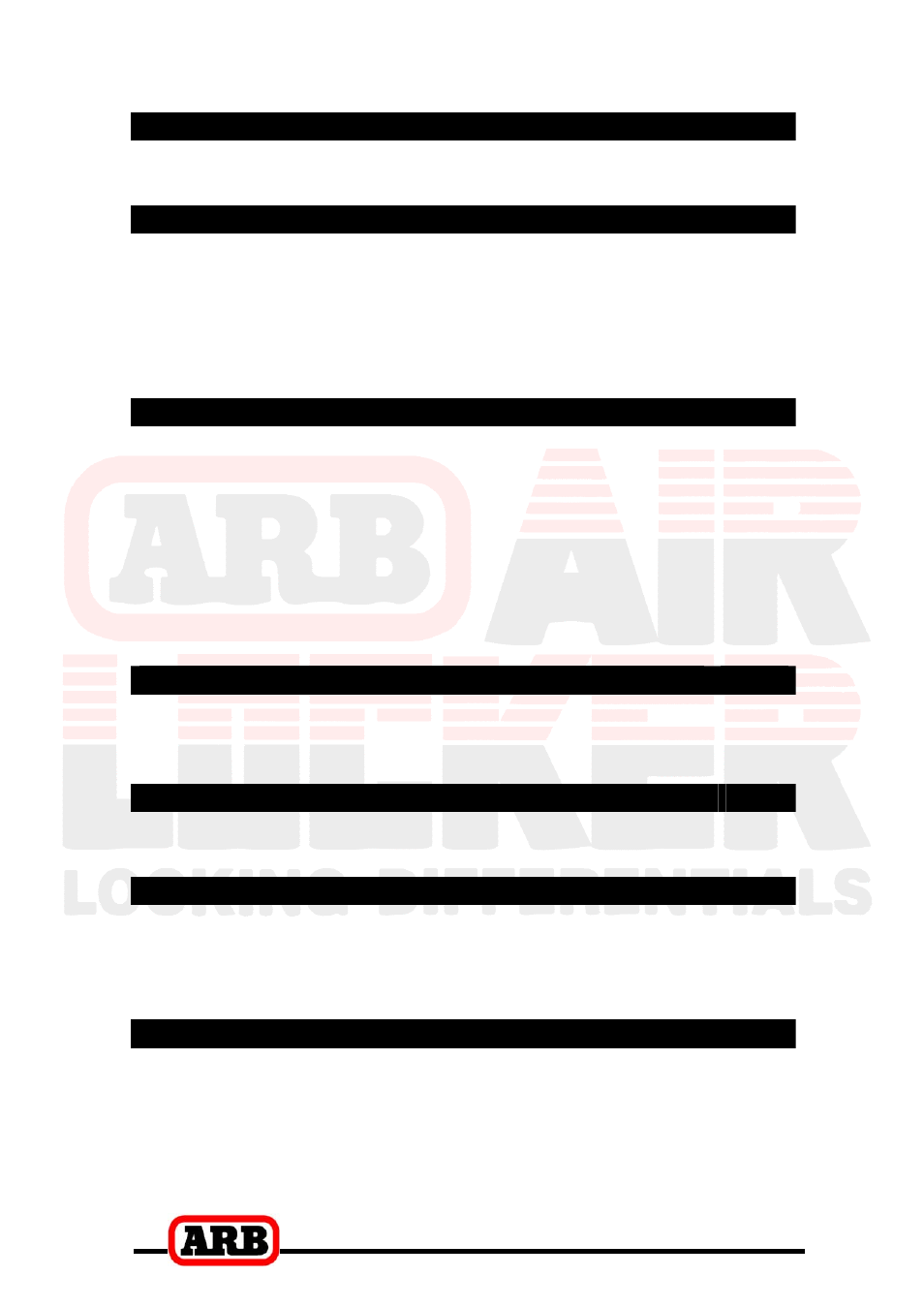 ARB RD149 User Manual | Page 3 / 36