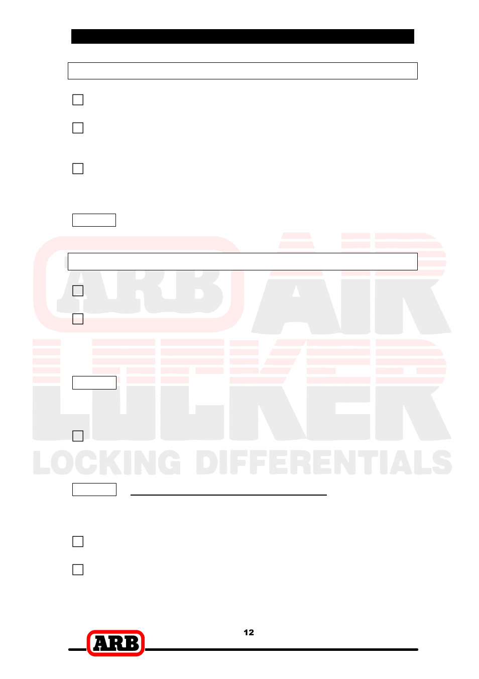 4 installing the air locker, Installing the carrier bearings, Mounting the ring gear | ARB RD137 User Manual | Page 14 / 38