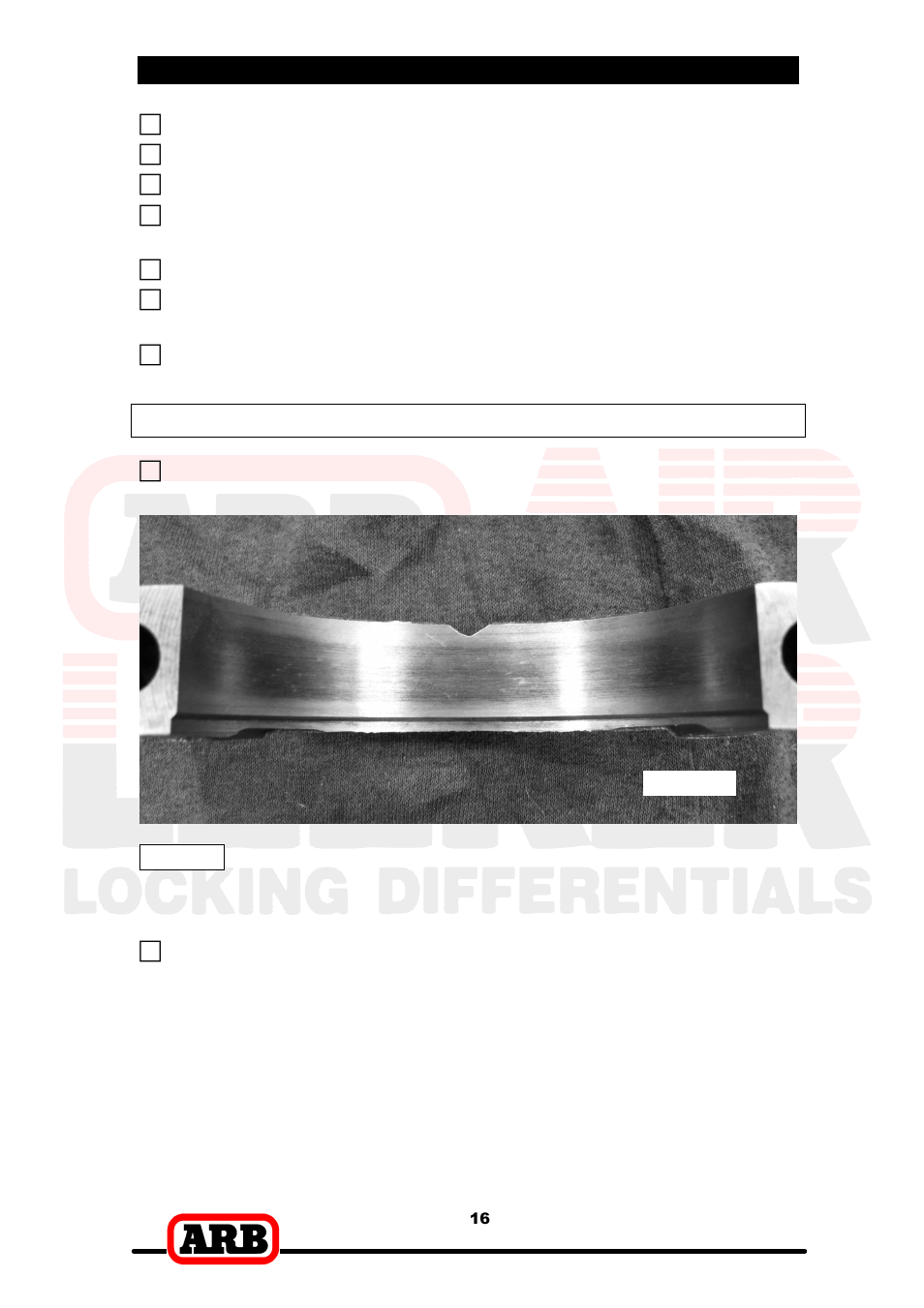 4 installing the air locker, Modifying the bearing cap | ARB RD137 User Manual | Page 18 / 38