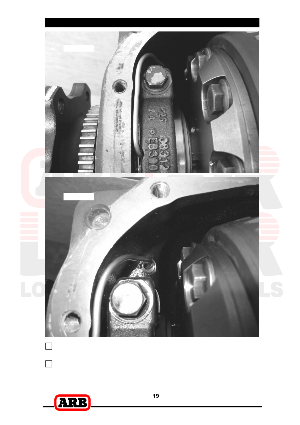 4 installing the air locker | ARB RD137 User Manual | Page 21 / 38