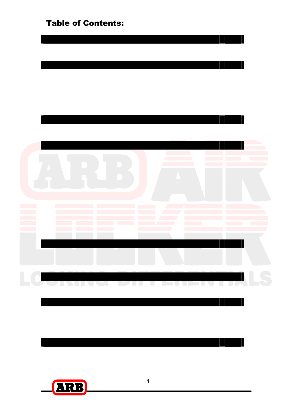 ARB RD137 User Manual | Page 3 / 38