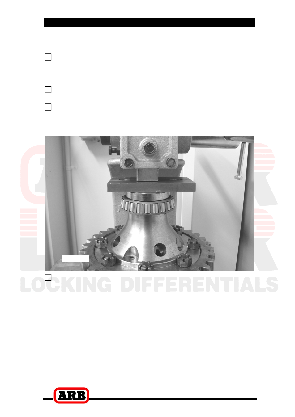 3 installing the air locker, Installing the carrier bearings | ARB RD145 User Manual | Page 13 / 34