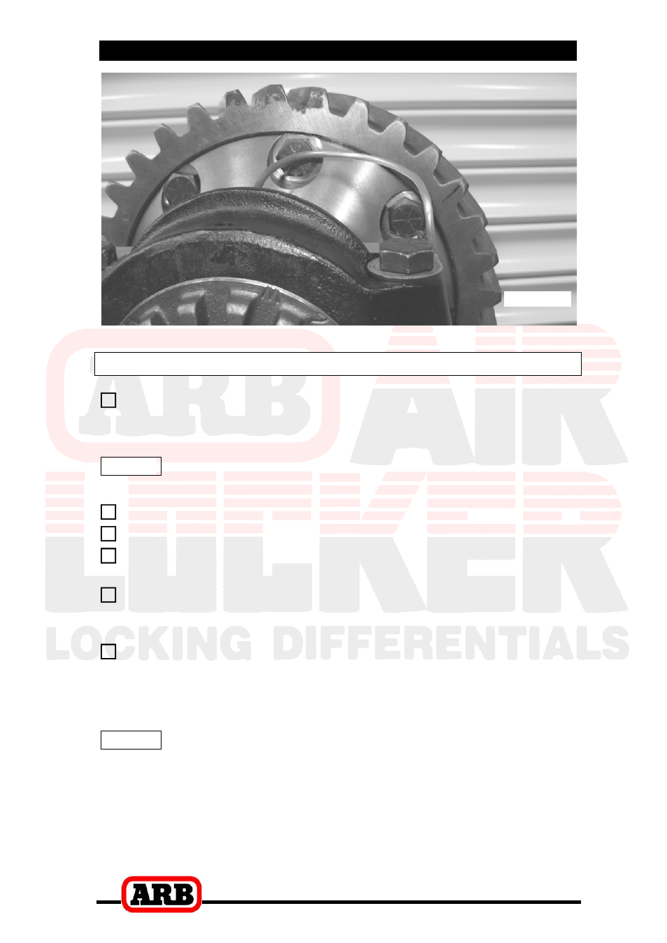 3 installing the air locker, Setting up the bulkhead fitting | ARB RD145 User Manual | Page 17 / 34