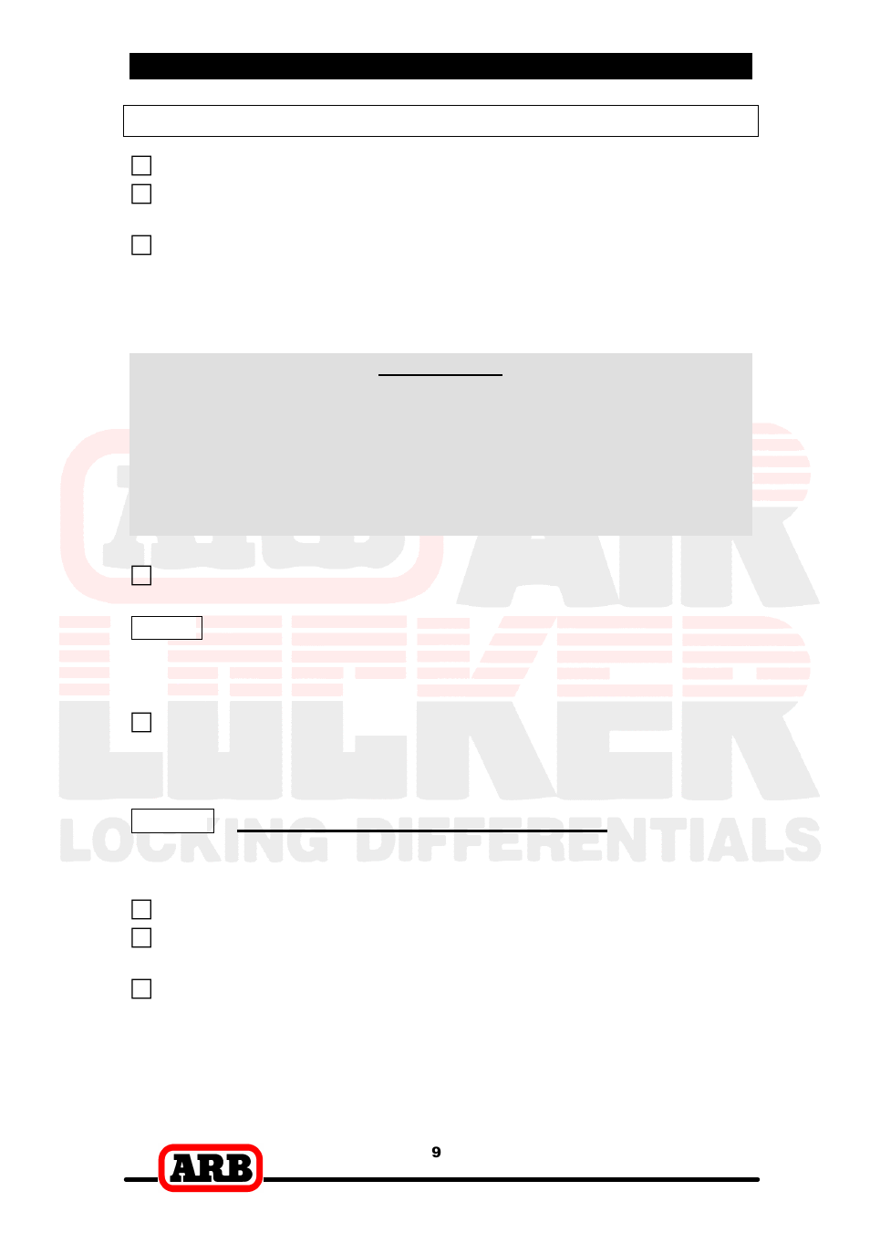 3 installing the air locker, Mounting the ring gear | ARB RD87 User Manual | Page 11 / 38