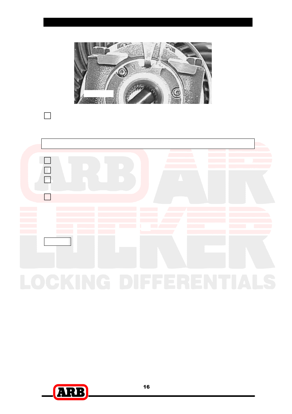 3 installing the air locker, Setting up the bulkhead fitting | ARB RD87 User Manual | Page 18 / 38