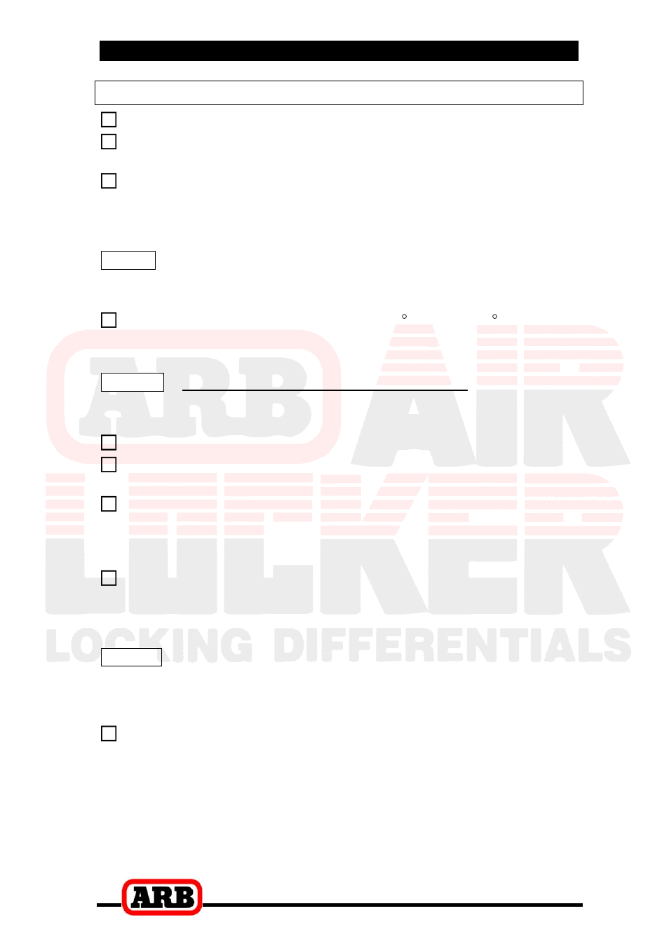 3 installing the air locker, Mounting the ring gear | ARB RD74 User Manual | Page 11 / 36