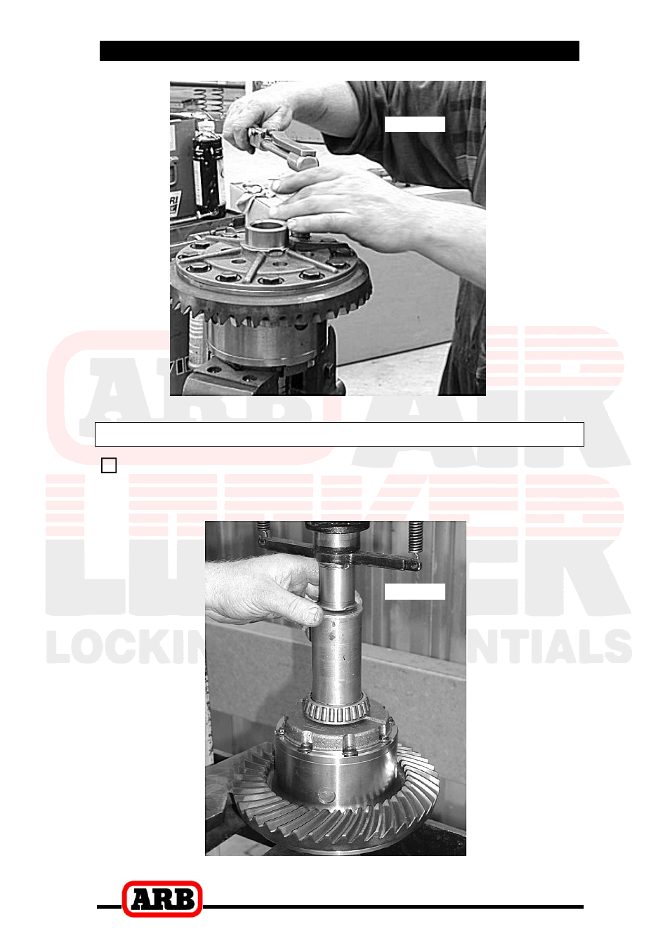 3 installing the air locker, Installing the carrier bearings | ARB RD74 User Manual | Page 12 / 36