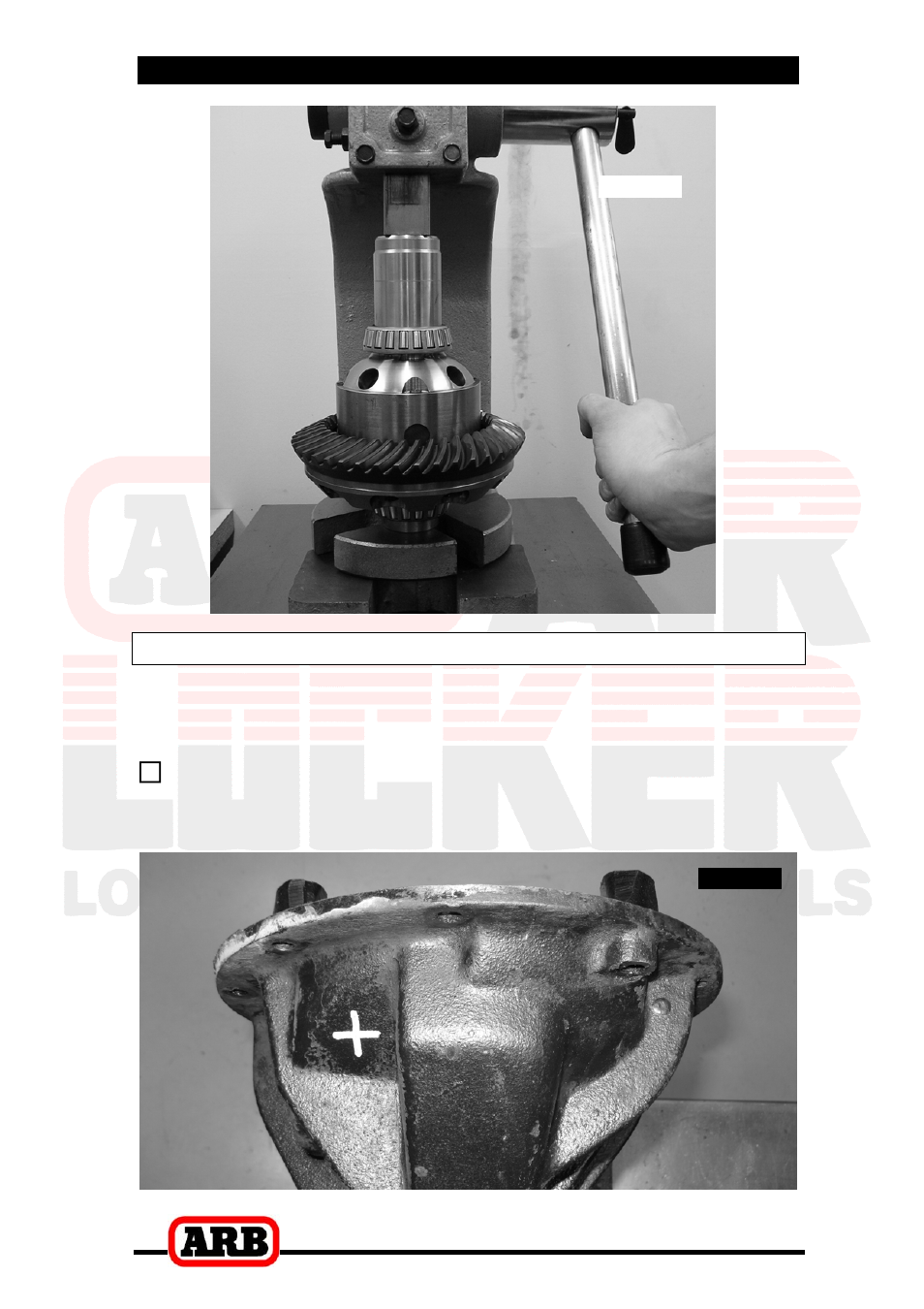 3 installing the air locker, Drilling and tapping the bulkhead port | ARB RD142 User Manual | Page 13 / 38