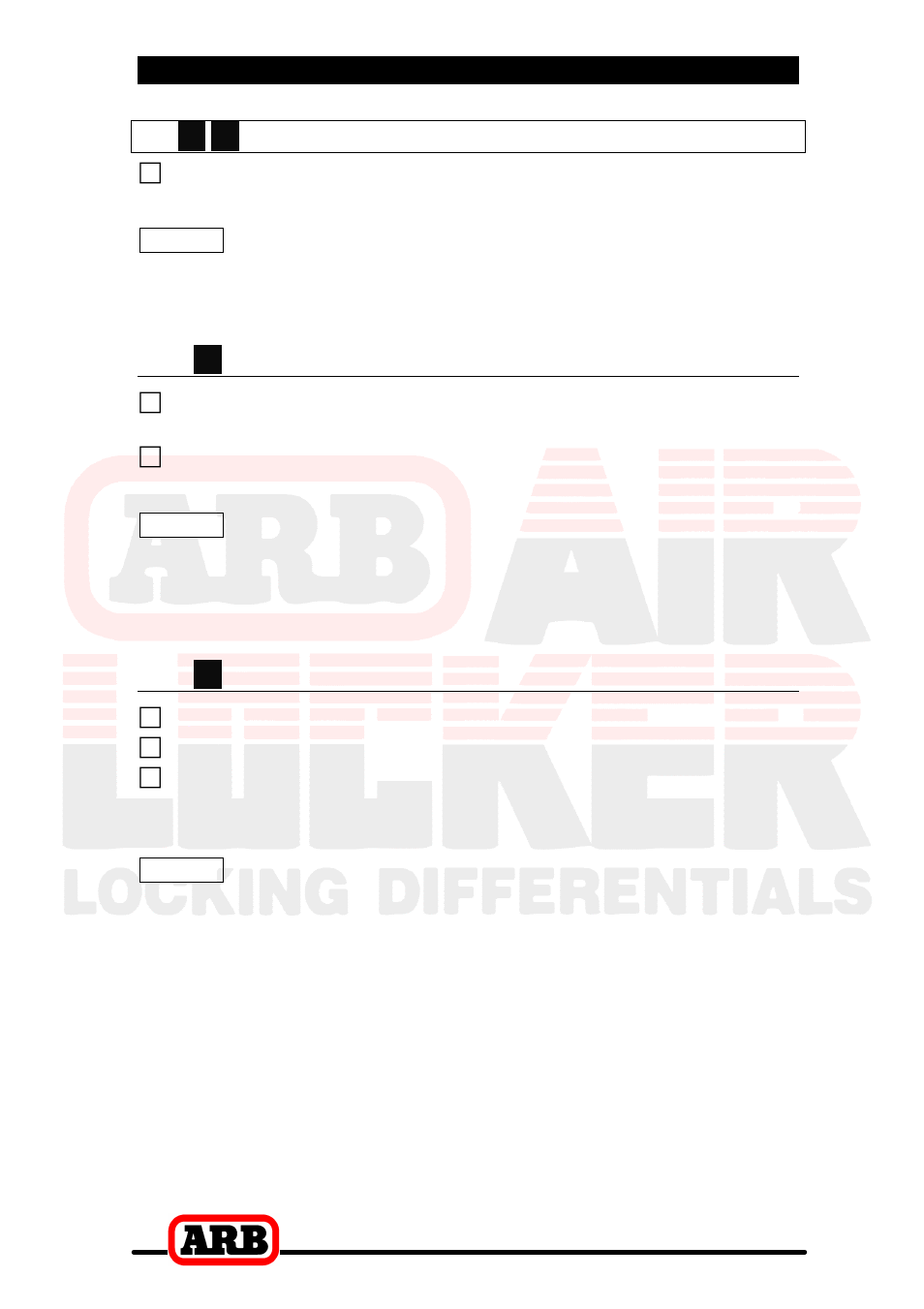 2 removing the existing differential, Removing the differential center, Front access housing disassembly | Clamshell housing disassembly | ARB RD90 User Manual | Page 12 / 46